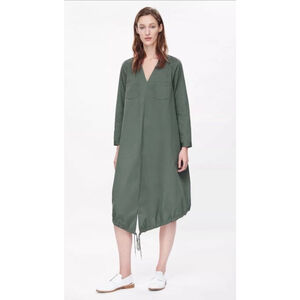 COS Women's Size 6 Midi Shirt Dress Minimalist